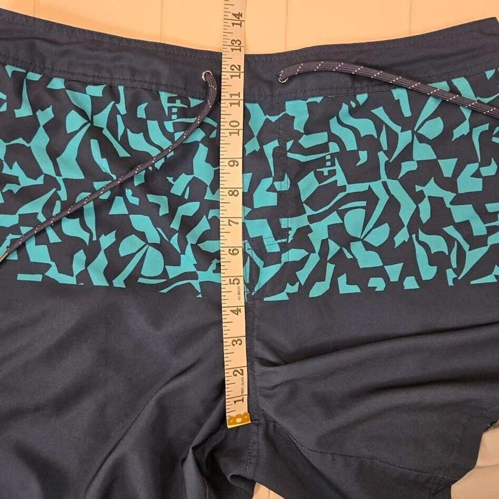Fair Harbor‎ Men's Size XXL The Ozone Swim Trunks Blue Moma Lined Shorts